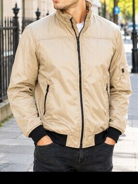 Zara Tan Lightweight Bomber Jack